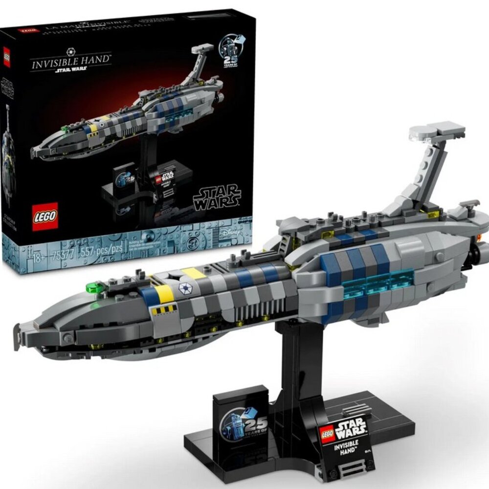 New Lego Star Wars Invisible Hand Set 75377 25th Anniversary Starship Collection